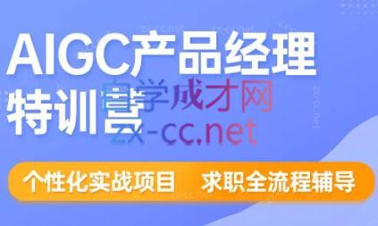 薛老板·AIGC产品经理特训营-彼飞网创