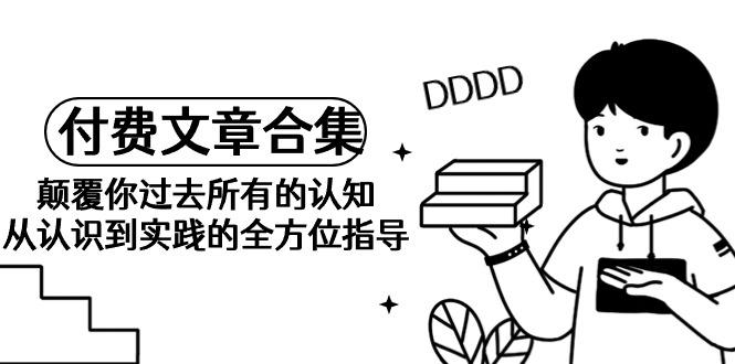 (9646期)《某公众号付费文章合集》颠覆你过去所有的认知 从认识到实践的全方位指导-彼飞网创