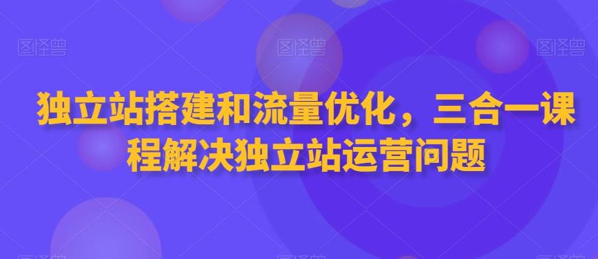独立站搭建和流量优化，三合一课程解决独立站运营问题-彼飞网创