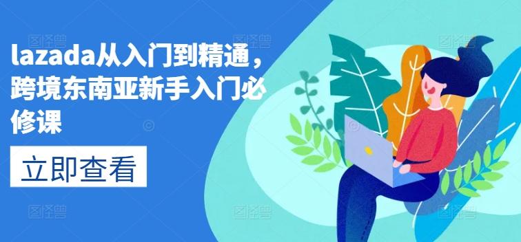lazada从入门到精通，跨境东南亚新手入门必修课-彼飞网创