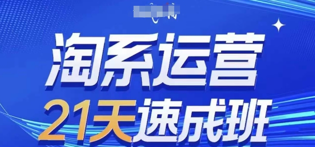 淘系运营21天速成班(更新25年4月)，0基础轻松搞定淘系运营，不做假把式-彼飞网创