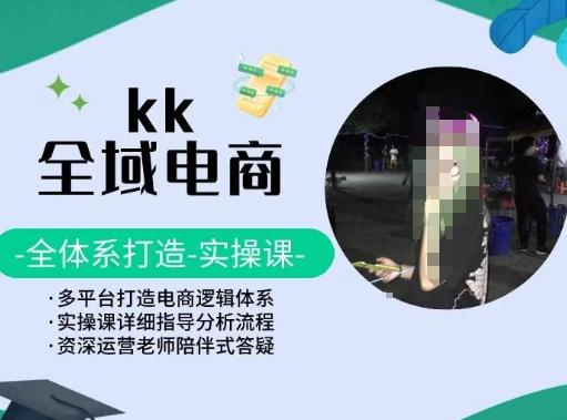 KK全域电商，全体系打造实操课，多平台打造电商逻辑体系-彼飞网创