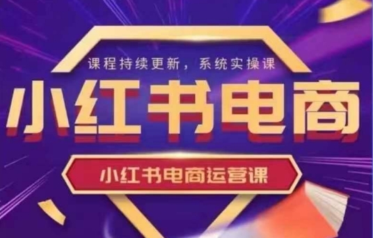 小红书电商运营实操课，​新手从0~1落地实操-彼飞网创