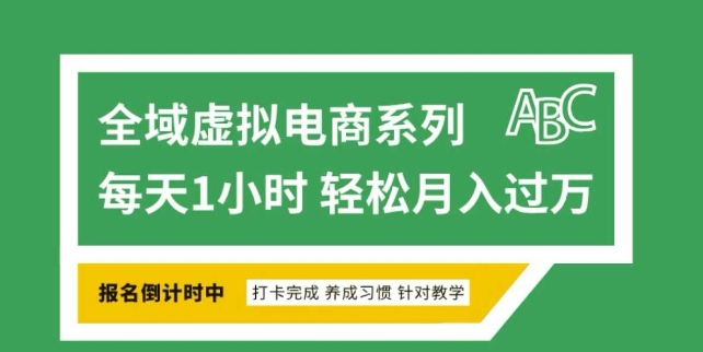 全域虚拟电商变现系列，通过平台出售虚拟电商产品从而获利-彼飞网创