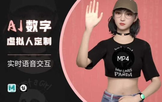 Ai数字人虚拟(智能体)实时语音交互特训营，​自行定制超写实角色AI数字人交互技术-彼飞网创