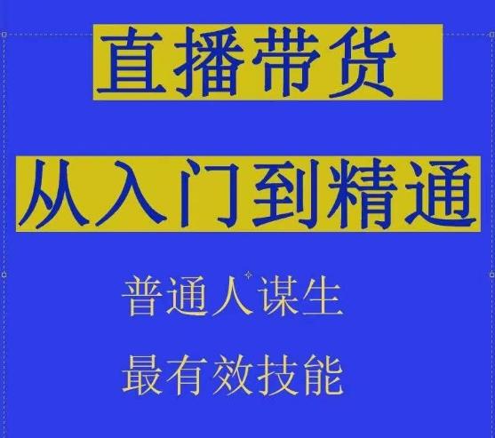 2024抖音直播带货直播间拆解抖运营从入门到精通，普通人谋生最有效技能-彼飞网创