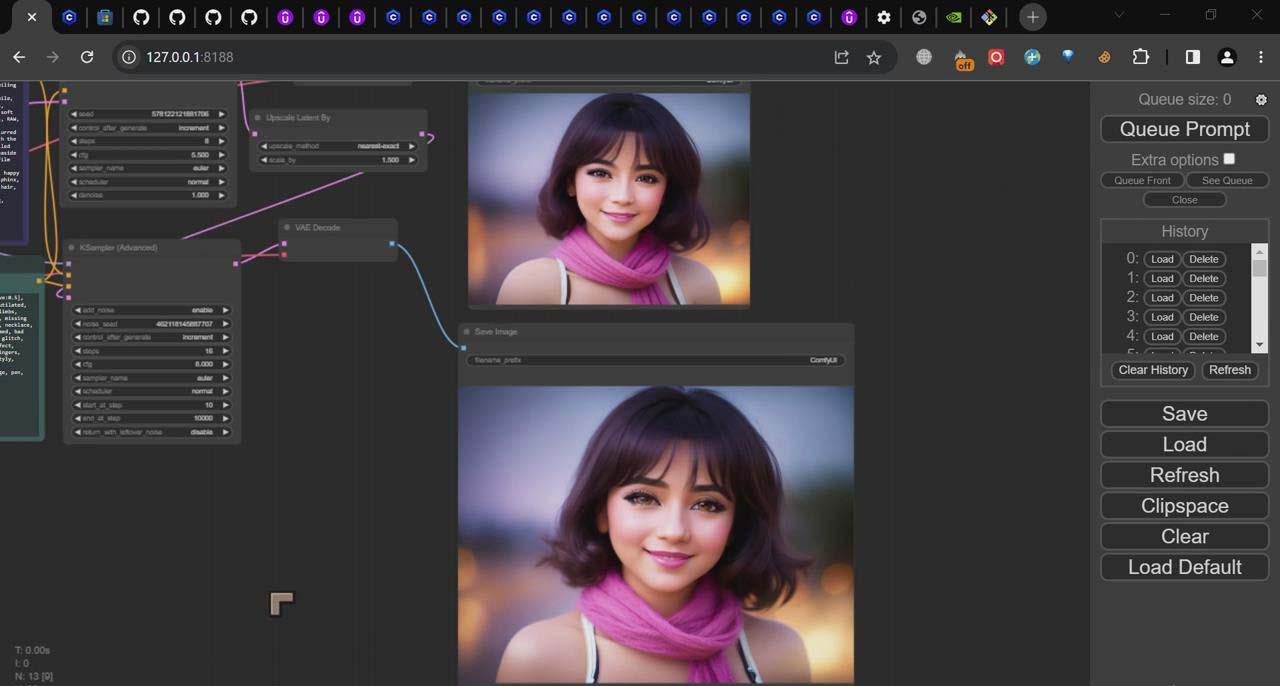 图片[2]-ComfyUI利用Stable Diffusion学习AI GUI工作流程教程-中英字幕-彼飞网创