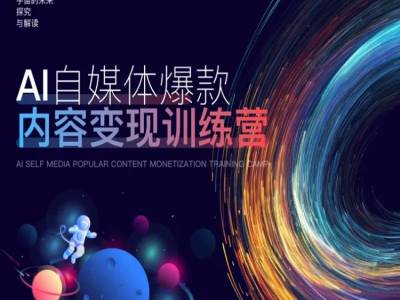 AI自媒体爆款内容变现训练营，20%底层逻辑，60%实操方法，20%案例拆解(即学即用)-彼飞网创