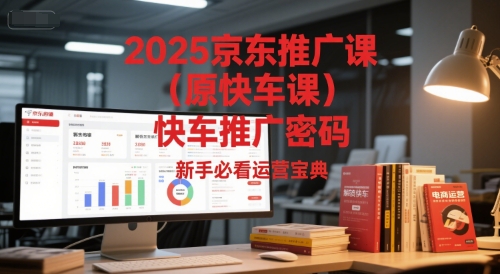 2025京东推广课(原快车课)解锁京东快车推广密码，新手必看运营宝典-彼飞网创