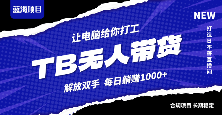 淘宝无人直播最新玩法，不违规不封号，轻松月入3W+-彼飞网创