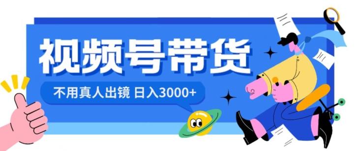 视频号带货，日入3000+，不用真人出镜-彼飞网创