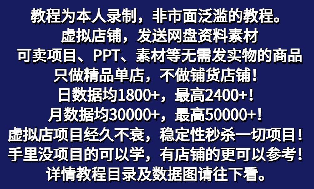图片[2]-拼多多虚拟电商训练营月入50000+你也行，暴利稳定长久，副业首选-彼飞网创