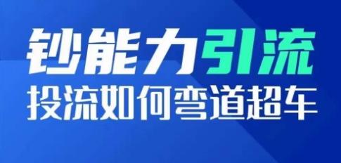 钞能力引流：投流如何弯道超车，投流系数及增长方法，创造爆款短视频-彼飞网创