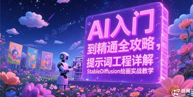AI入门到精通全攻略，提示词工程详解，StableDiffusion绘画实战教学-彼飞网创