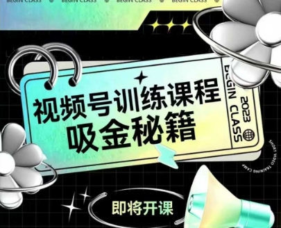 如何做好视频号，视频号训练课程，吸金秘籍-彼飞网创