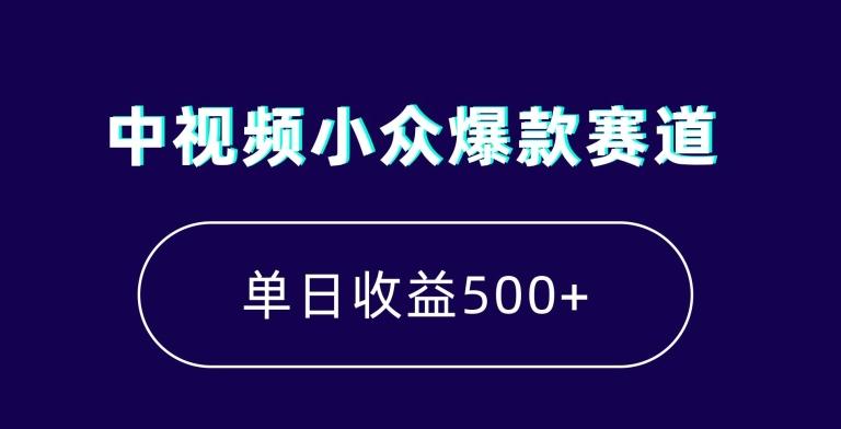 中视频小众爆款赛道，7天涨粉5万+，小白也能无脑操作，轻松月入上万【揭秘】-彼飞网创