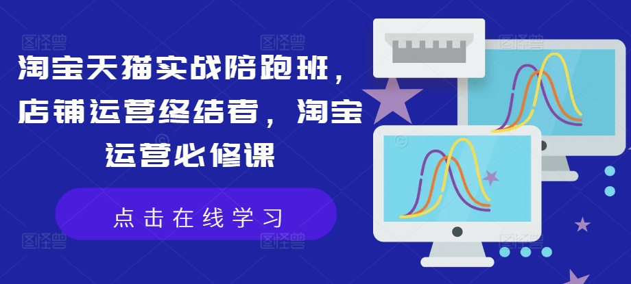 淘宝天猫实战陪跑班，店铺运营终结者，淘宝运营必修课-彼飞网创