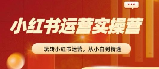2024小红书运营实操营，​从入门到精通，完成从0~1~100-彼飞网创