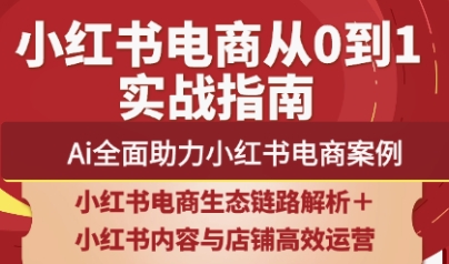 天诺老吴·2025小红书电商全链路运营-彼飞网创