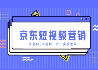 京东短视频营销项目，专业MCN机构一对一实操教学-彼飞网创