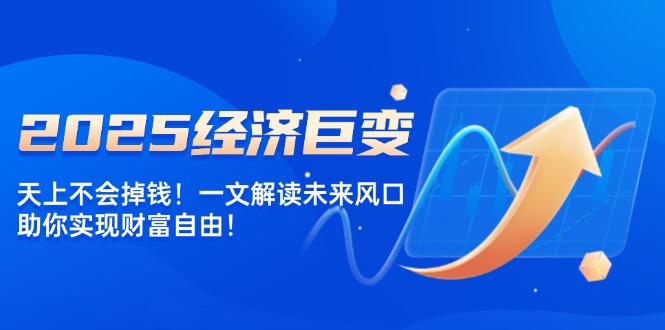 2025经济巨变，天上不会掉钱！一文解读未来风口，助你实现财富自由！-彼飞网创