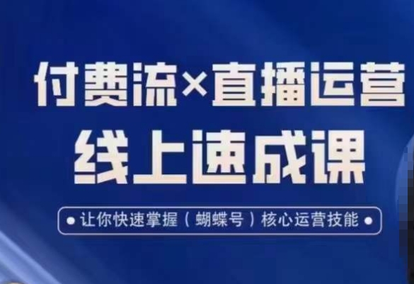 视频号付费流实操课程，付费流✖️直播运营速成课，让你快速掌握视频号核心运营技能-彼飞网创