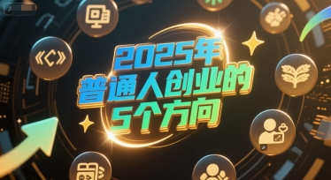 付费文章：2025年普通人创业的5个方向-彼飞网创