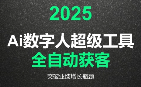 2025Ai数字人工具自动获客-彼飞网创
