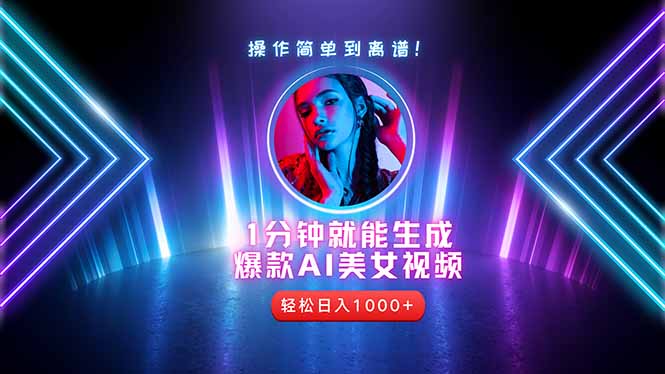 2025年最强副业：用AI做短视频，从零开始打造爆款账号！-彼飞网创