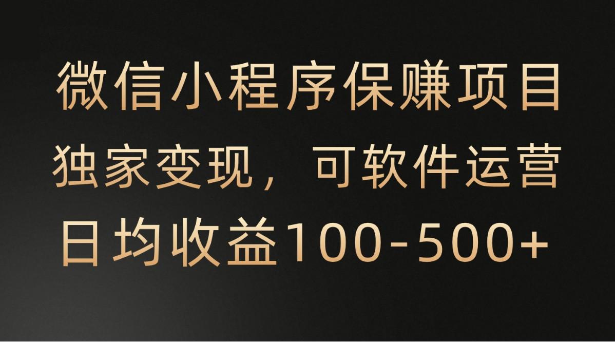 腾讯官方项目，可软件自动运营，稳定有保障，时间自由，永久售后，日均收益100-500+-彼飞网创
