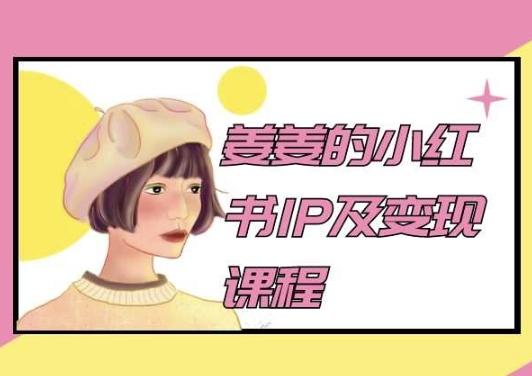 姜姜的小红书IP及变现课程，姜姜小红书2024-彼飞网创