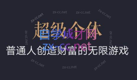 超级个体·普通人创造财富的无限游戏-彼飞网创