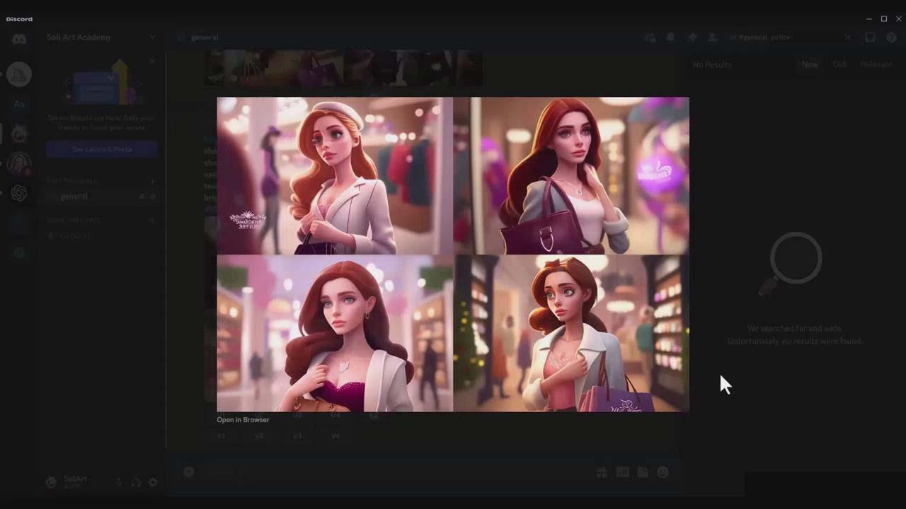 图片[5]-掌握 MidJourney V5 AI + ChatGPT创建一致的角色设计图像-22节课-中英字幕-彼飞网创