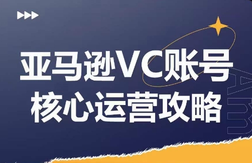 亚马逊VC账号核心玩法解析，实战经验拆解产品模块运营技巧，提升店铺GMV，有效提升运营利润-彼飞网创