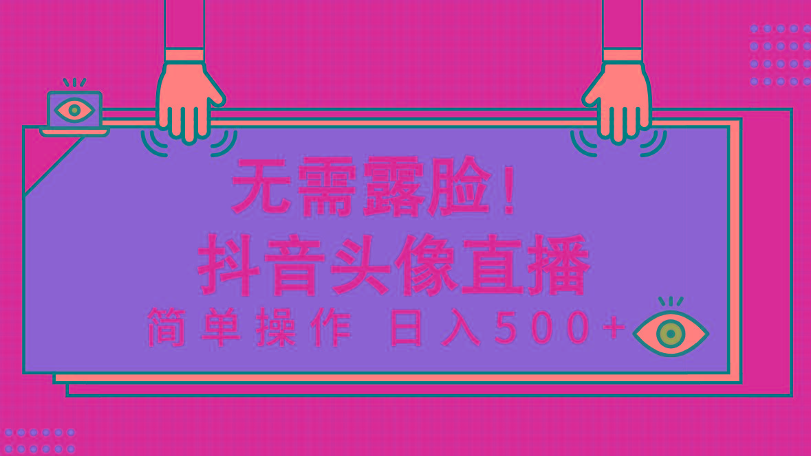 (9938期)无需露脸！Ai头像直播项目，简单操作日入500+！-彼飞网创