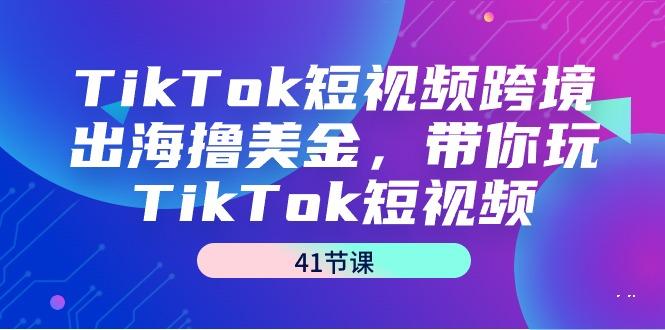 TikTok短视频跨境出海撸美金，带你玩TikTok短视频(41节课)-彼飞网创