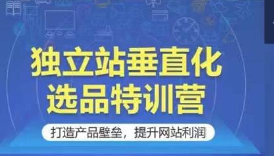 独立站垂直化选品特训营，打造产品壁垒，提升网站利润-彼飞网创
