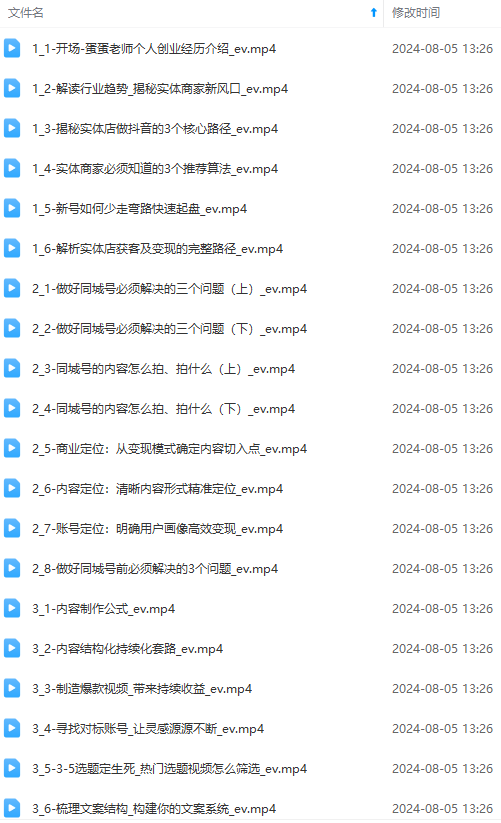 图片[1]-实体店老板获客特训营：认知、定位、文案、矩阵、直播、AI等(72节-彼飞网创