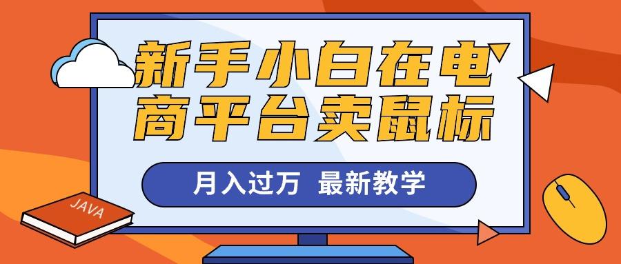 新手小白在电商平台卖鼠标月入过万，最新赚钱教学-彼飞网创