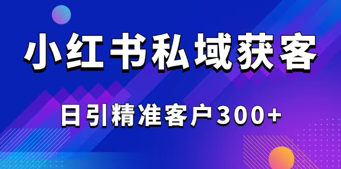 2025最新小红书平台引流获客截流自热玩法讲解，日引精准客户300+-彼飞网创