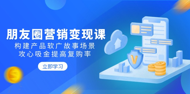 朋友圈营销变现课：构建产品软广故事场景，攻心吸金提高复购率-彼飞网创