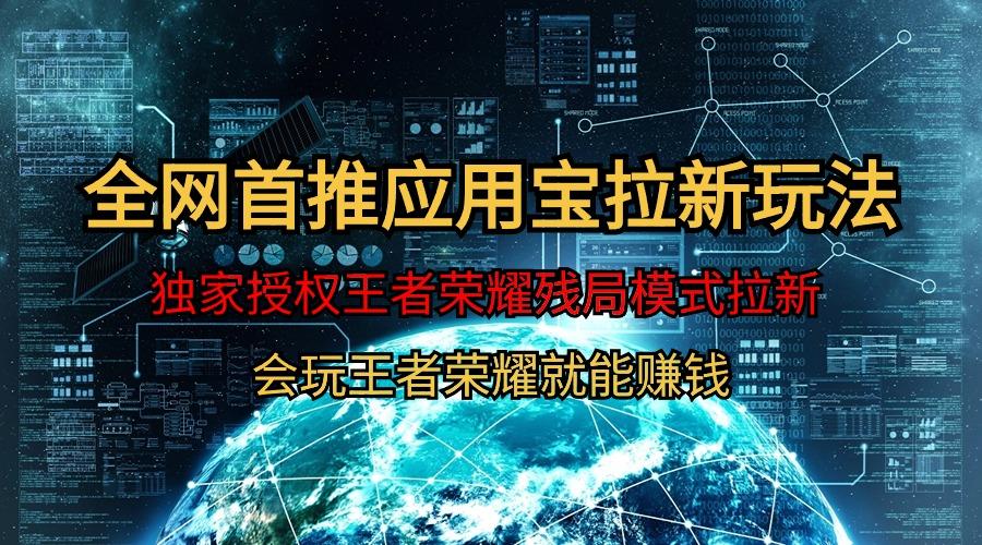 (9907期)【全网首发】腾讯应用宝王者荣耀残局模式拉新赛道，轻松日如1000+-彼飞网创