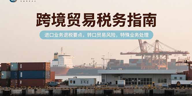 跨境贸易税务指南，进口业务退税要点，转口贸易风险，特殊业务处理-彼飞网创