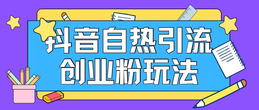 抖音引流创业粉自热玩法日引200+精准粉-彼飞网创