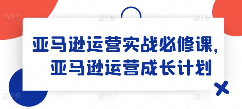 亚马逊运营实战必修课，亚马逊运营成长计划-彼飞网创