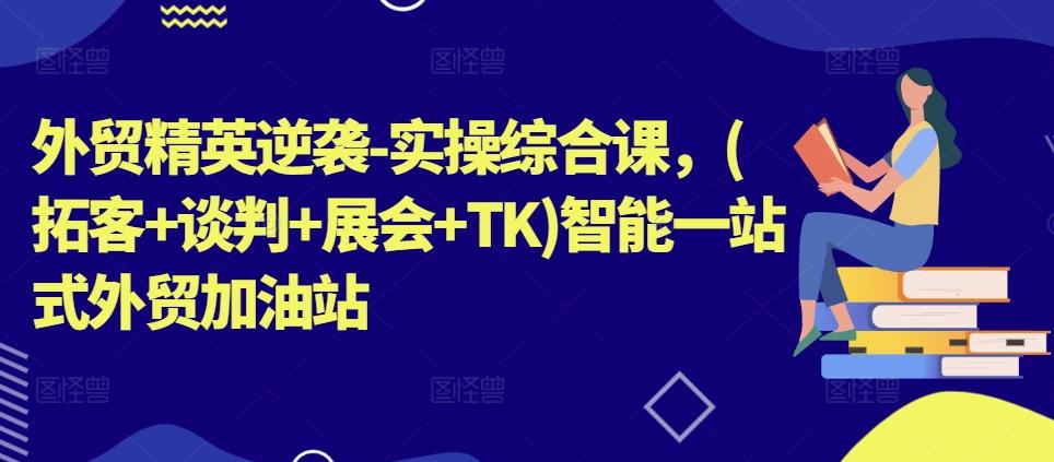 外贸精英逆袭-实操综合课，(拓客+谈判+展会+TK)智能一站式外贸加油站-彼飞网创