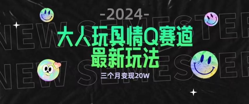 全新大人玩具情Q赛道合规新玩法，公转私域不封号流量多渠道变现，三个月变现20W【揭秘】-彼飞网创