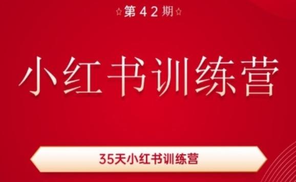 35天小红书训练营(42期)，用好小红书，做你喜欢又擅长的事，涨粉又赚钱-彼飞网创