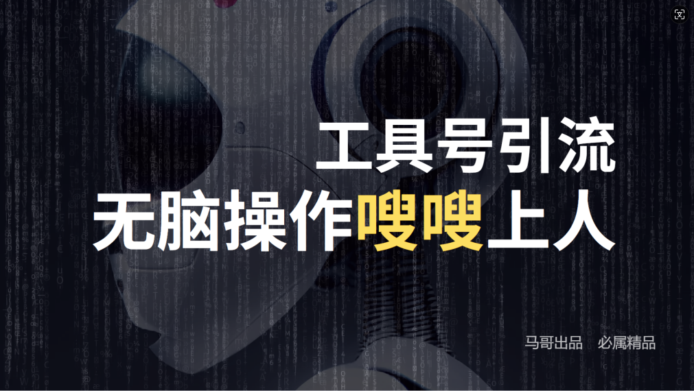 24年抖音最新工具号日引流300+创业粉，日入5000+-彼飞网创